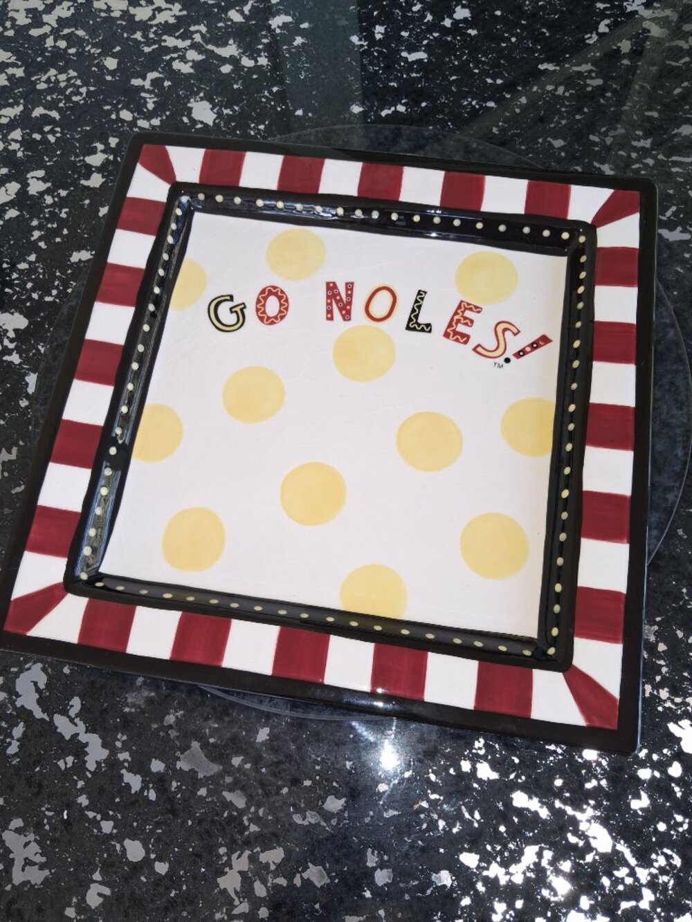 FSU Ceramic Platter